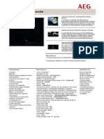 Placa Induccion AEG Datasheet_IKB63402FB