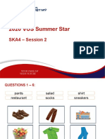 2020 VUS Summer Star: SKA4 - Session 2