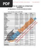 ListaFacultati - Ro Subiecte Admitere Universitatea Bucuresti Limbi Straine 2008