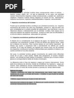 Impactos del Turismo - economico - Socioculturales - Ambientales