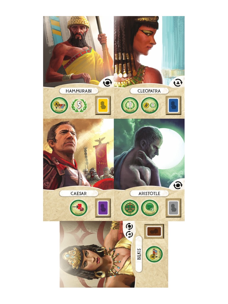7 Wonders Duel Solo Cards en PDF | PDF