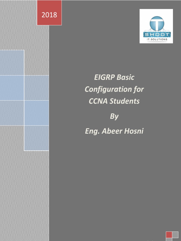 EIGRP Basic Configuration For CCNA Students by Eng. Abeer Hosni | PDF ...