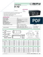 VRLA Rechargeable Battery: Application Features