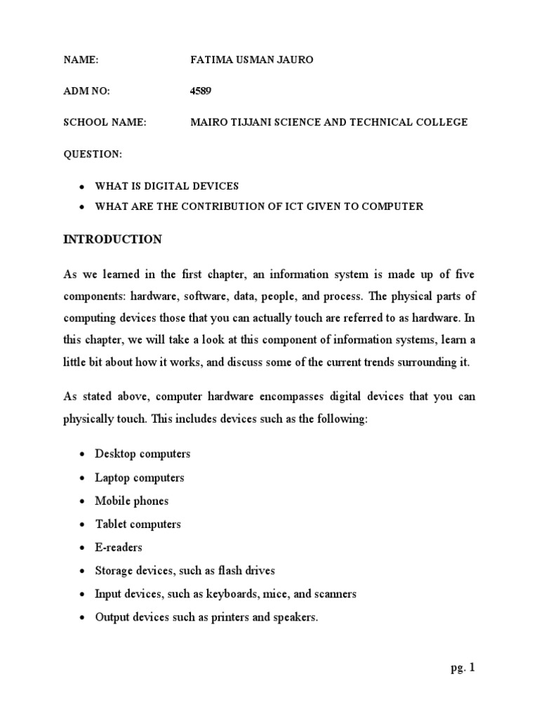 Understanding Information and Communication Technology | PDF ...