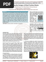 Investigating the Designs of Wind Turbine Blades