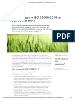 Key Changes in ISO 22000 - 2018 Vs ISO 22000 - 2005 - DNV GL