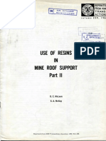 Resins in Mine Roof Support_ΙΙ by D. C. Mclean and S. Α. McKay