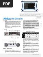 Xgenius A New Dimension: Datasheet