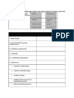 Pivot 4A Lesson Exemplars Using The Idea Instructional Process