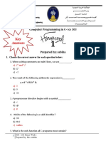 ICS - 103 - Assignment1 - Answers