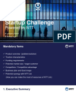 Startup Challenge: Powered by NTT