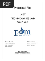 Practical File Technolgies Lab: COAP-3118