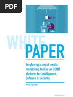 Employing Social Media Monitoring Tools As An Osint Platform For Intelligence Defence Security