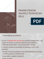 Primer pravne nauke (i teorije) na delu - pojam kolektivnih prava