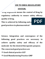 Introduction To Drug Regulatory System