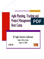 Agile Planning, Tracking, and Project Management Boot Camp Sample