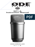 NT1-A Instruction Manual: (Emc, LVD)