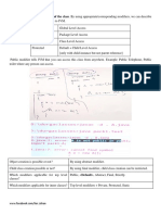 Class and Member Modifiers