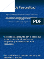 Test de Personalidad