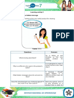 Learning Activity 3 Evidence: Getting The Hidden Message: Fuente: SENA