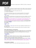 Phony Targets:: Clean: RM .O Temp RM Make Clean