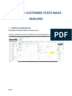 Sage X3 Customer State Mass Mailing: Creen Customusation