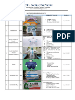 CV SOLUSINDO Lab-Chem-Med Supplier PPE Price List