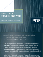 STAGES OF HUMAN GROWTH
