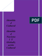 Trabajo de Identidad Cultural y Nacional