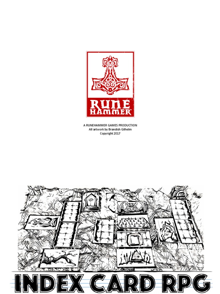 Index Card RPG Volume 1