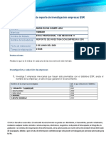 Formato Reporte de Investigación Empresas ESR