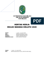 Kertas Kerja Bulan Bahasa Melayu Tahun 2020