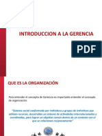 Introducción A La GERENCIA