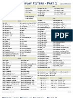 Wireshark Display Filters