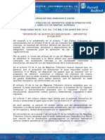 Reversion de Gastos NO Deducibles - Circular S.R.I PDF