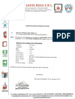 Certificado de operatividad extintor APO-800