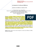 Sistemas Integrales de Gestion para Bibliotecas. una aplicacion en las bibliotecas academicas UNPA