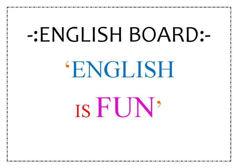 English Board | PDF