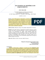 Discursos E Museus: Da Memória E Do Esquecimento: Eni P. Orlandi