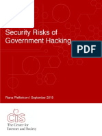Security Risks of Government Hacking: Riana Pfefferkorn - September 2018