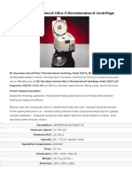 BD Clay Adams Autocrit Ultra 3 Microhematocrit Centrifuge