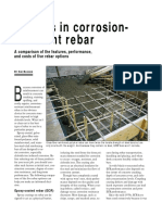 Concrete Construction Article PDF - Choices in Corrosion-Resistant Rebar