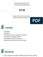 SVM: Classificação usando Máquina de Vetores de Suporte