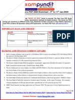 Weekly Current Affairs PDF Download 2020 5th To 11th Jan 2020
