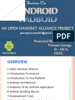 Android Seminar Presentation