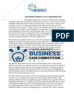 Brief For The Grand Finale: Business Case Competition 2017