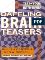 (Test Your Intelligence) Philip J. Carter, Kenneth A. Russell - Baffling Brain Teasers -Cassell Illustrated (1992)