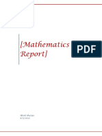 Report of Mathematics