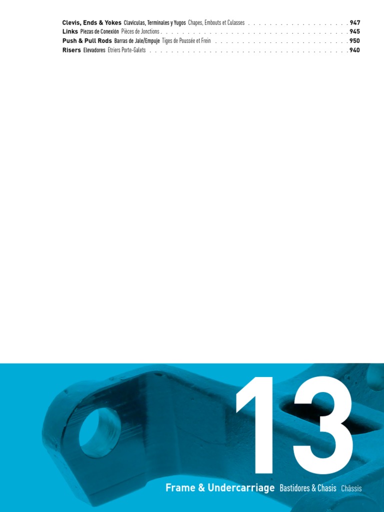 Frame & Undercarriage Bastidores & Chasis Châssis PDF Mechanical