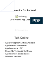 App Inventor For Android: Do-It-Yourself App Creation